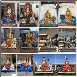 鑄銅關公 各種樣式文殊普賢銅佛像