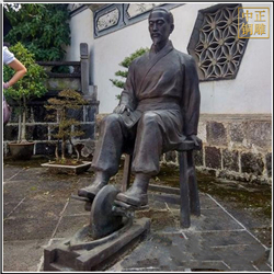 鑄銅關公 廣場中醫文化雕塑