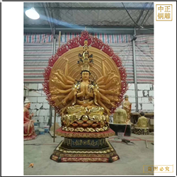 鑄銅關公 千手千眼觀音雕塑