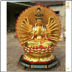 鑄銅關公 寺院觀音銅佛像鑄造廠家