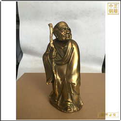 鑄銅關公 寺廟十八羅漢佛像雕塑