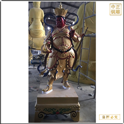 鑄銅關(guān)公 銅雕四大天王護(hù)法神銅佛像