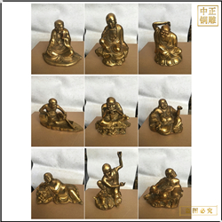 鑄銅關公 1.8米十八羅漢銅佛像