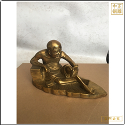 鑄銅關公 小型18羅漢銅佛像批發價格