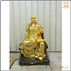 鑄銅關公 鑄造純銅十八羅漢佛像雕塑