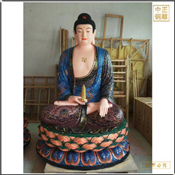 鑄銅關公 站像釋迦牟尼佛銅像