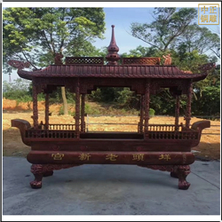 鑄銅關公 大型方形銅香爐定制