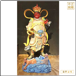 鑄銅關公 訂制寺廟四大天王雕像