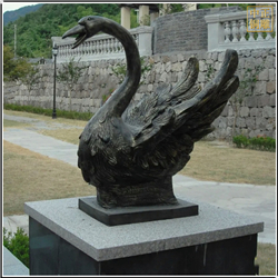 鑄銅關公 現貨仿銅天鵝雕塑