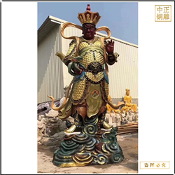 鑄銅關(guān)公 四大天王銅佛像加工廠