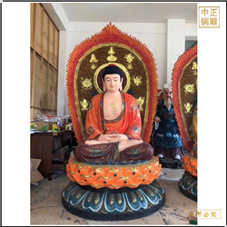 鑄銅關公 寺廟釋迦牟尼佛祖銅像