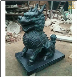 鑄銅關公 酒店門口銅麒麟雕塑