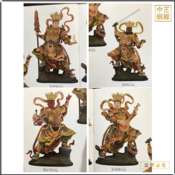 鑄銅關(guān)公 大型四大天王銅佛像擺件