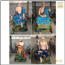 鑄銅關公 寺廟十八羅漢佛像制作