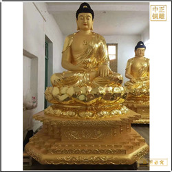 鑄銅關公 鑄銅釋迦牟尼佛像制作