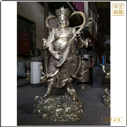 鑄銅關公 大號純紫銅四大天王佛像