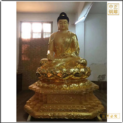 鑄銅關公 來圖制作銅釋迦牟尼佛像