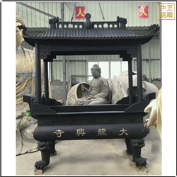 鑄銅關公 銅香爐生產廠家