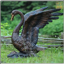 鑄銅關(guān)公 純銅天鵝雕塑鑄造