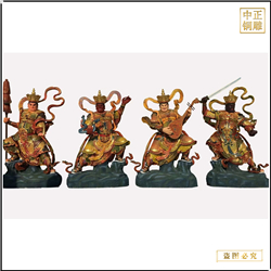 鑄銅關公 大型銅雕四大天王佛像定制廠