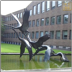 鑄銅關公 景觀天鵝銅雕塑