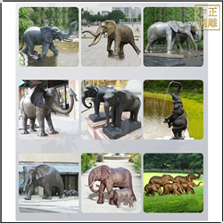 鑄銅關(guān)公 景觀純銅大象鑄造廠家