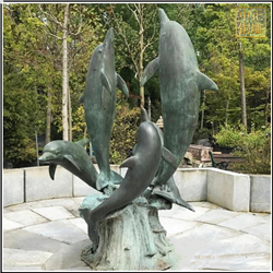 鑄銅關(guān)公 海豚銅雕塑鑄造廠