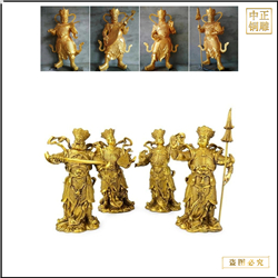 鑄銅關(guān)公 四大天王銅佛像制作工廠