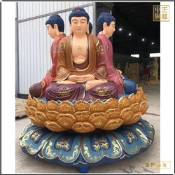 鑄銅關(guān)公 四面釋迦牟尼佛銅像定制