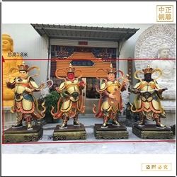 鑄銅關(guān)公 鑄銅四大天王鑄造廠(chǎng)