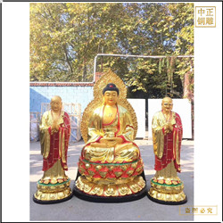 鑄銅關公 貼金釋迦牟尼佛像價錢