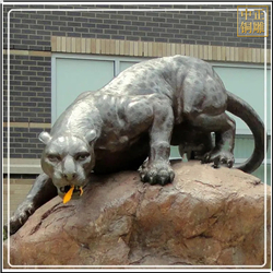 鑄銅關公 銅豹子景觀雕塑