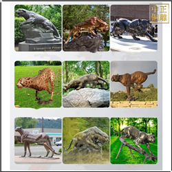 鑄銅關公 銅豹子鑄造廠家