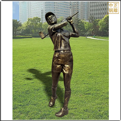 打高爾夫人物景觀(guān)雕塑 打高爾夫人物景觀(guān)雕塑