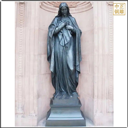 鑄銅關公 西方教堂人物銅雕塑
