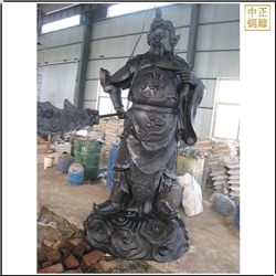 鑄銅關公 大型提刀關公像鑄造