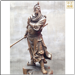 鑄銅關公 關公雕塑制作廠家