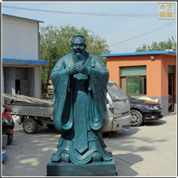 鑄銅關公 加工鑄造孔子銅像