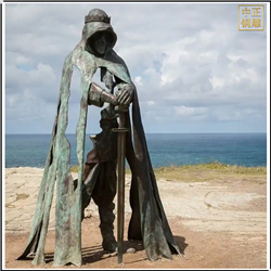 鑄銅關公 抽象戰(zhàn)士銅雕塑