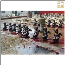 鑄銅關公 西方小天使鑄造廠