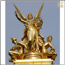 鑄銅關(guān)公 西方奏樂人物銅雕塑