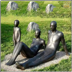 鑄銅關(guān)公 園林景觀抽象雕塑