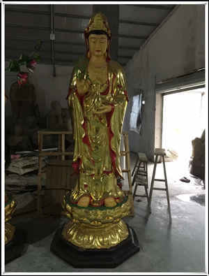 手持凈瓶觀音銅像廠家 手持凈瓶觀音銅像廠家