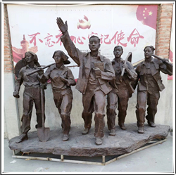 下鄉人物雕塑廠家